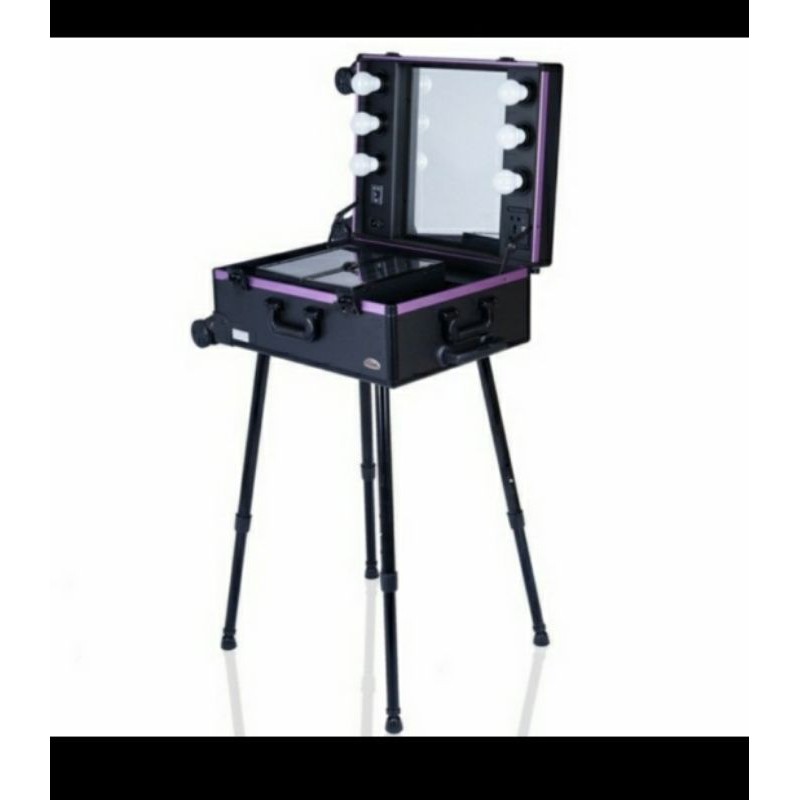 Beauty case Standing Lampu LED USB tempat make up