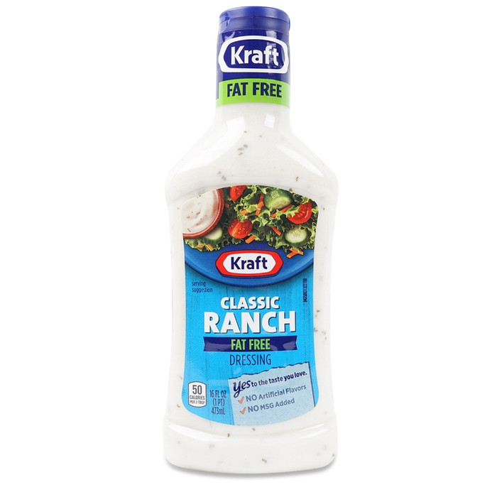 

PRODUK TERBARU - KRAFT CLASSIC RANCH FAT FREE DRESSING 473ML