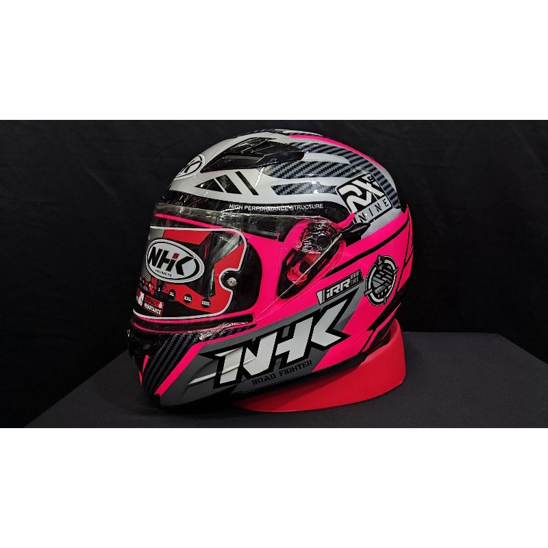 helm nhk rx9 motif racer pink