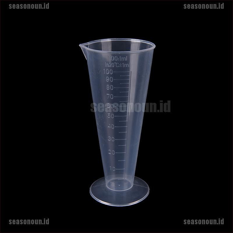 【sea】50ml 100ml Transparent cup scale Plastic measuring cup Measuring Tools