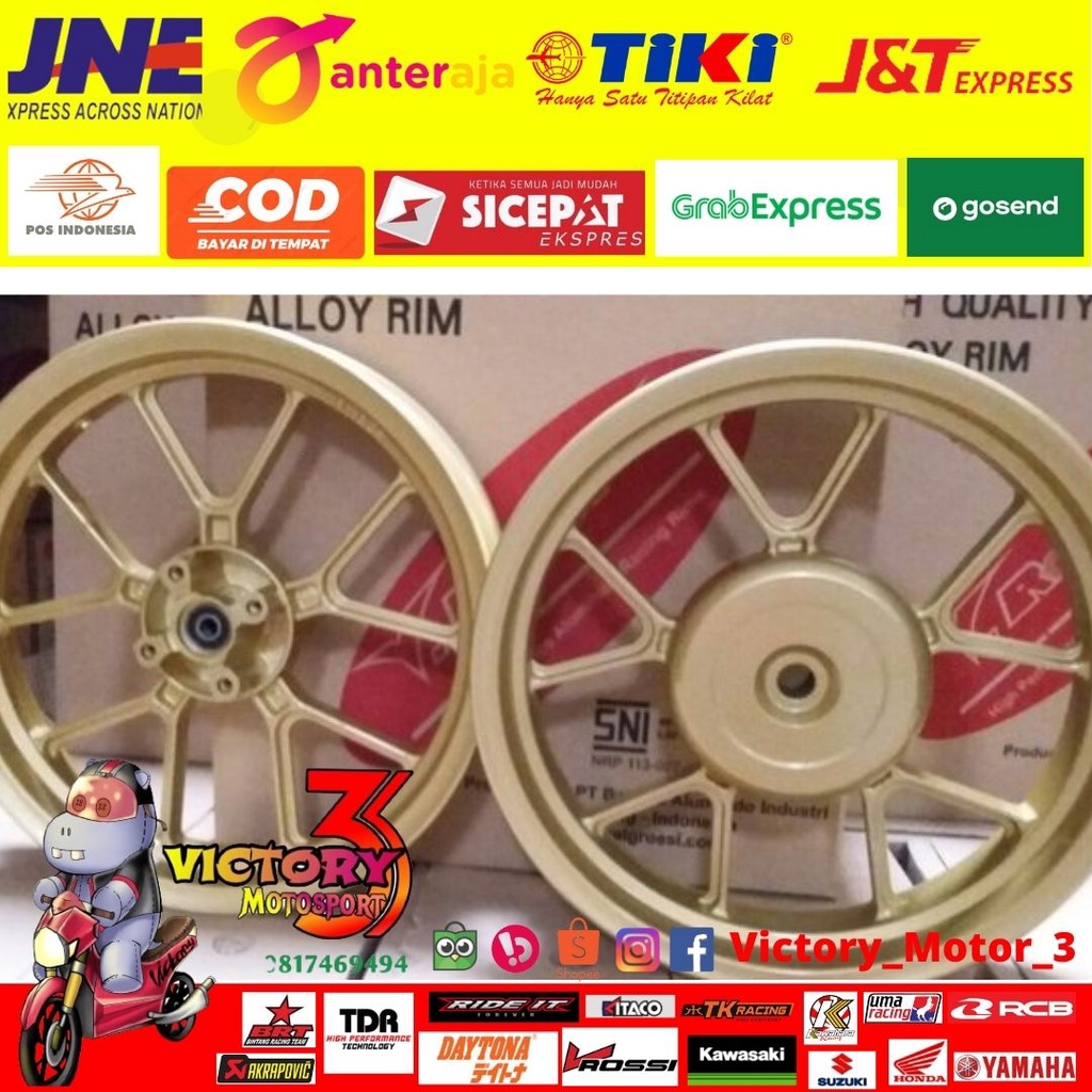 VELG MOTOR RACING ROSSI MARS FOR VARIO 125 GOLD