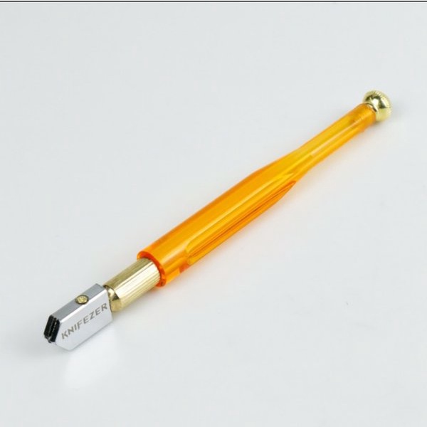 Cutter Potong Kaca Pen Oil Glass Pisau Portable Alat Pemotong Kaca Cermin Akrilik Mudah Tajam Mini C