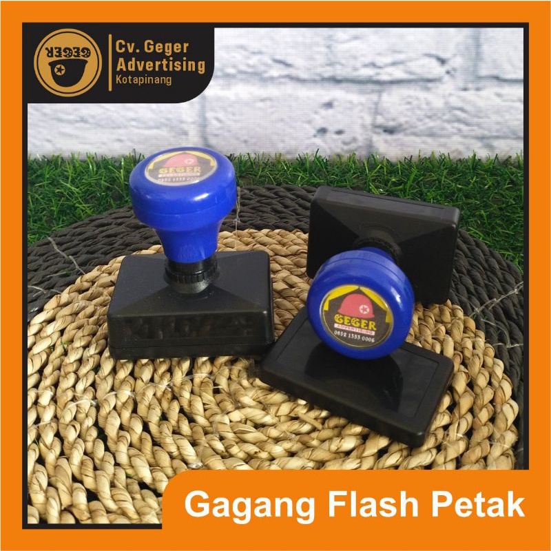 

Gagang Stempel Flash Petak