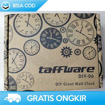 JAM DINDING KAMAR DIY MINIMALIS TAFFWARE ORIGINAL 3D QUARTZ 30cm MURAH