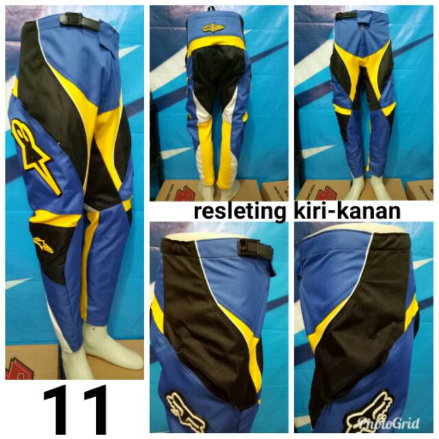 Celana cross trail A04 biru