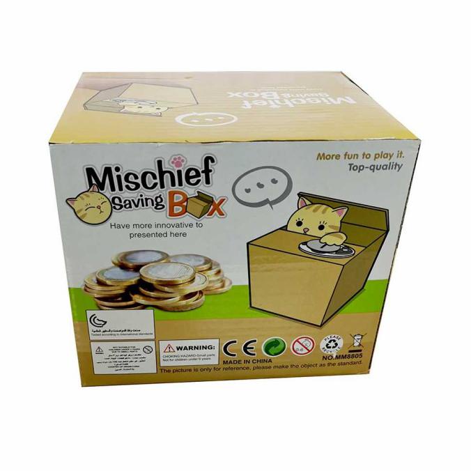 

Celengan Kucing Pencuri Koin Mainan Edukasi Anak Tabungan Lucu Panda - Kucing