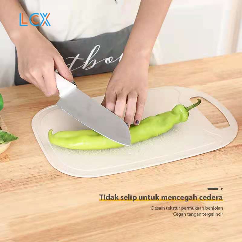 LCX Sayur Antislip Talenan Buah Bahan PP Food Grade - 21x32.7cm/VS-24