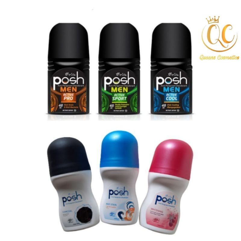 ROLL ON POSH ANTI PERSPIRANT DEODORANT 50ML-ORIGINAL 100%