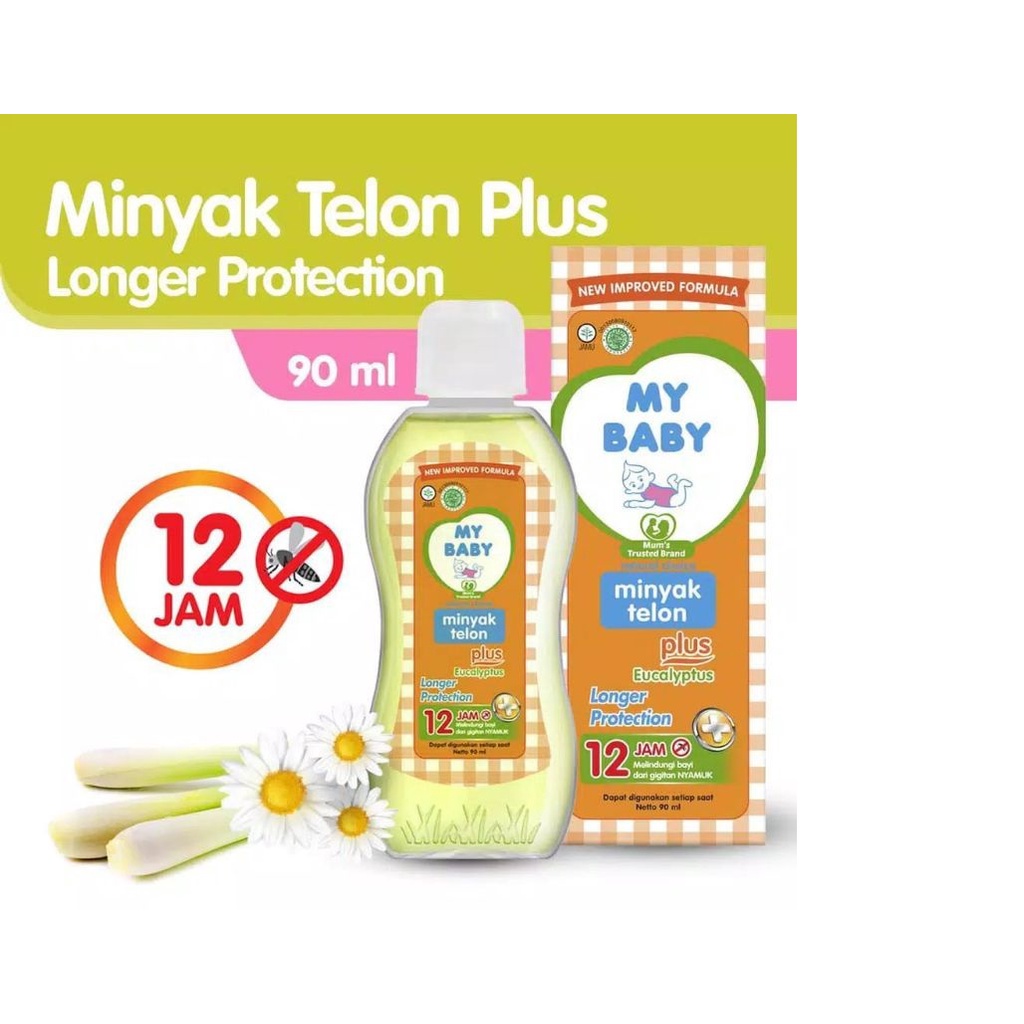 My Baby Minyak Bayi Chamomile Anti Nyamuk Minyak Telon Plus Longer Protection 12Jam 60ml 90ml