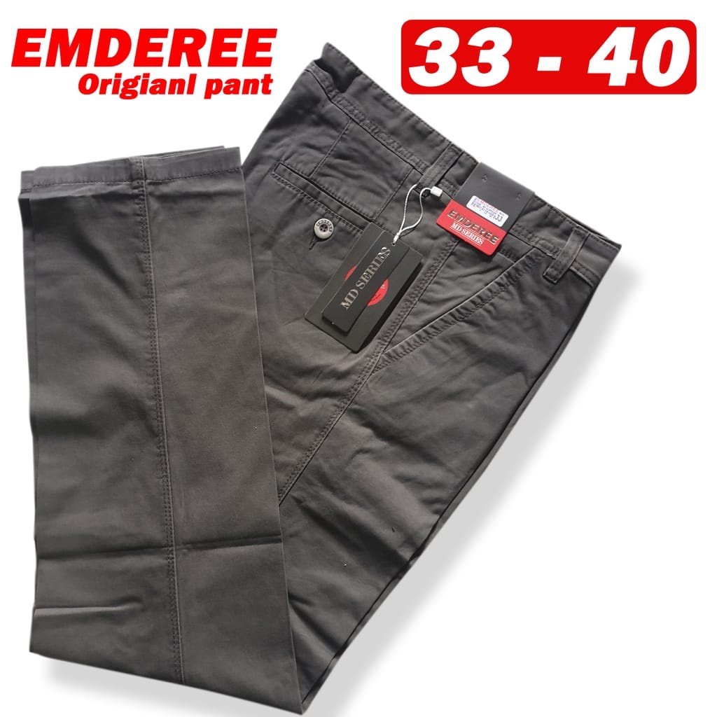 Celana Panjang Katun Pria Reguler Kualitas CARDINAL Mertk EMDEREE 100 % Original / Celana Formal Kat