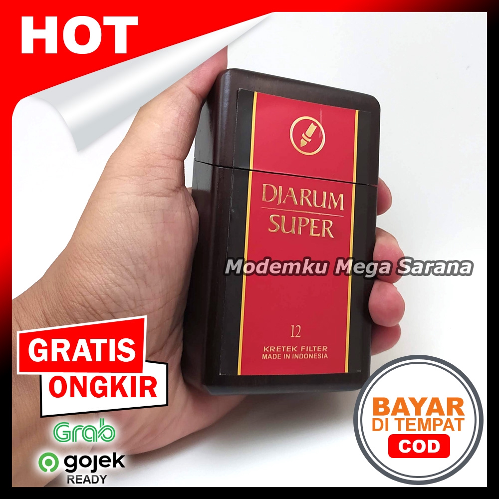 Tempat Rokok Wadah Penyimpan Rokok Kayu Sono Keling