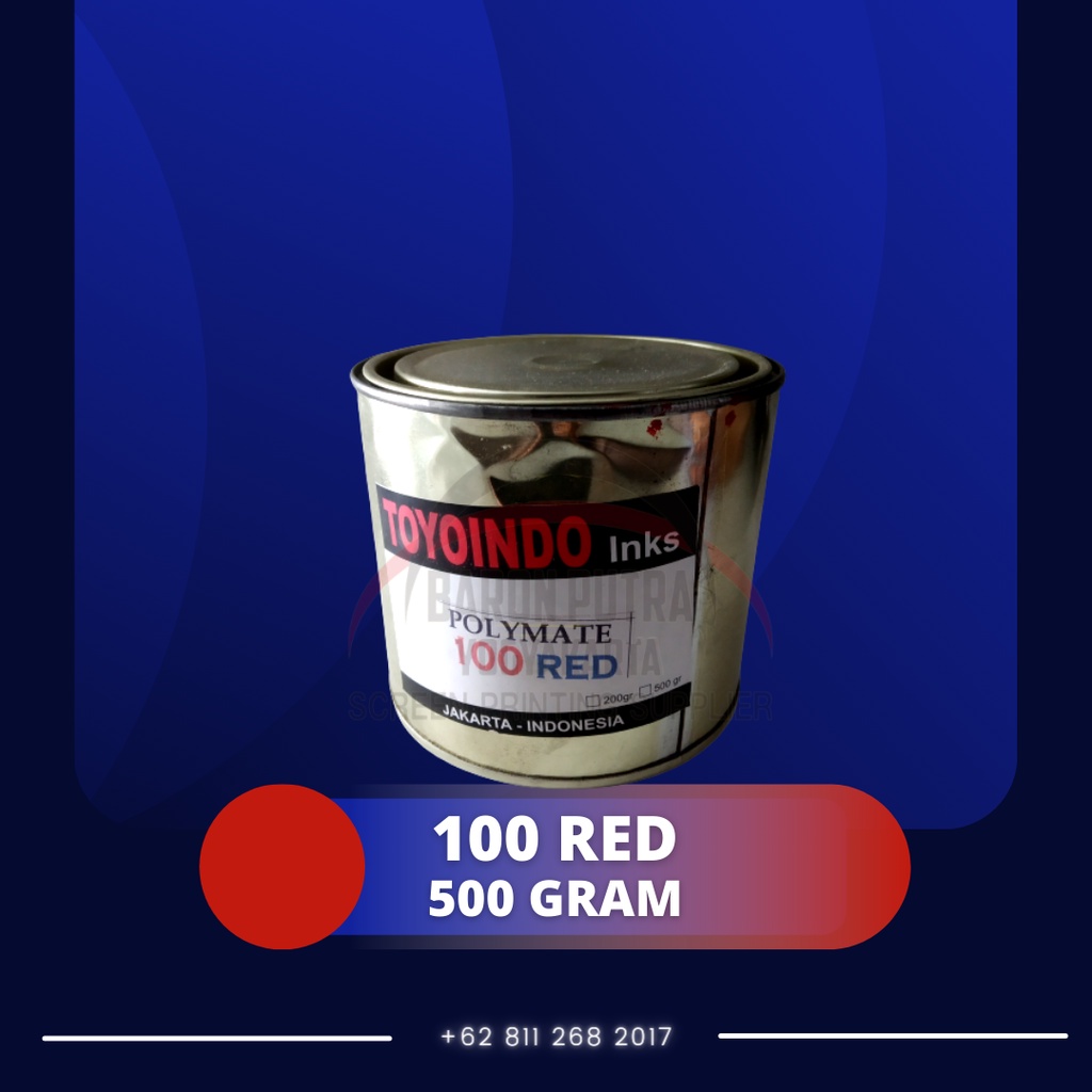 

TINTA TOYO POLIMATE 100 RED 500 GRAM - TINTA SABLON PLASTIK