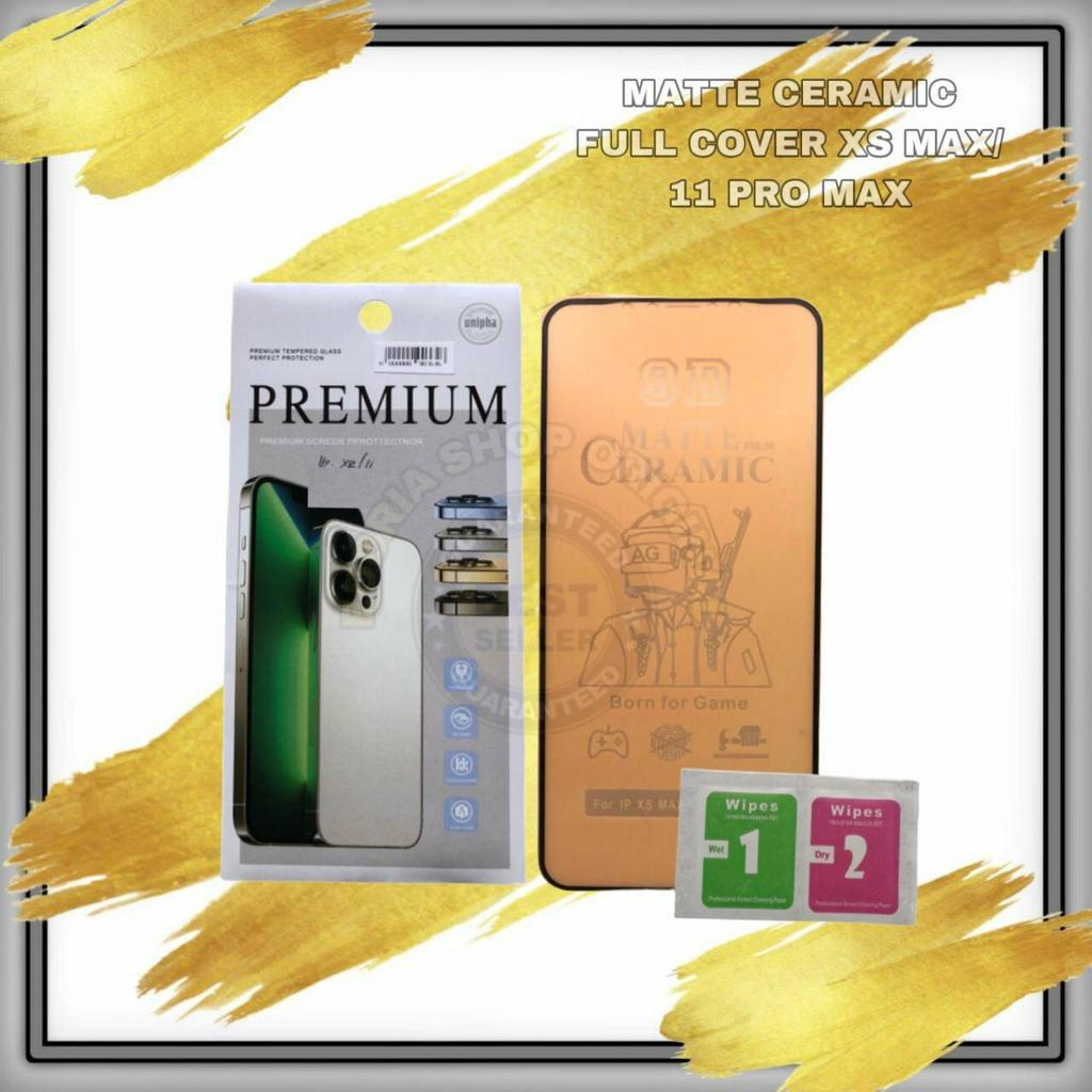 TEMPEL GLASS/TEMPERED GLASS CERAMIC IP XS MAX/11 PRO MAX FULLSET