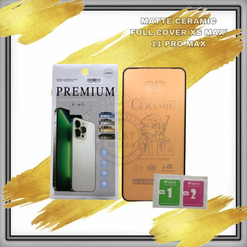 TEMPEL GLASS/TEMPERED GLASS CERAMIC IP XS MAX/11 PRO MAX FULLSET