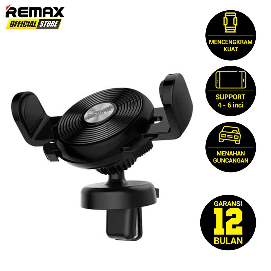Remax Gravity Holder RM-C32 Automatic Lock Garansi Resmi Holder HP Mobil / Phone Holder / Car Holder