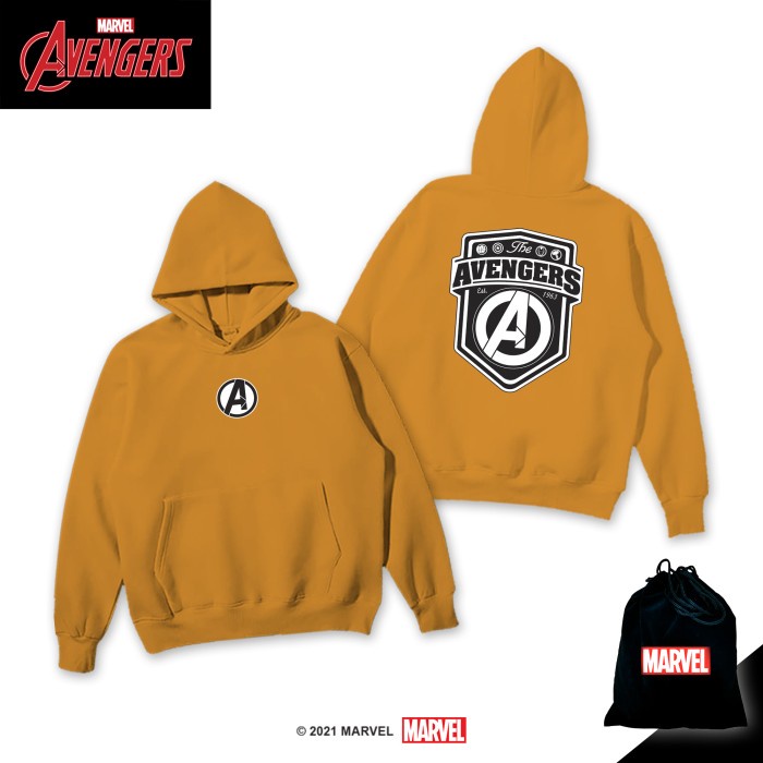 Marvel Hoodie Jumper / Jaket Jumper Avengers Icon MAV216