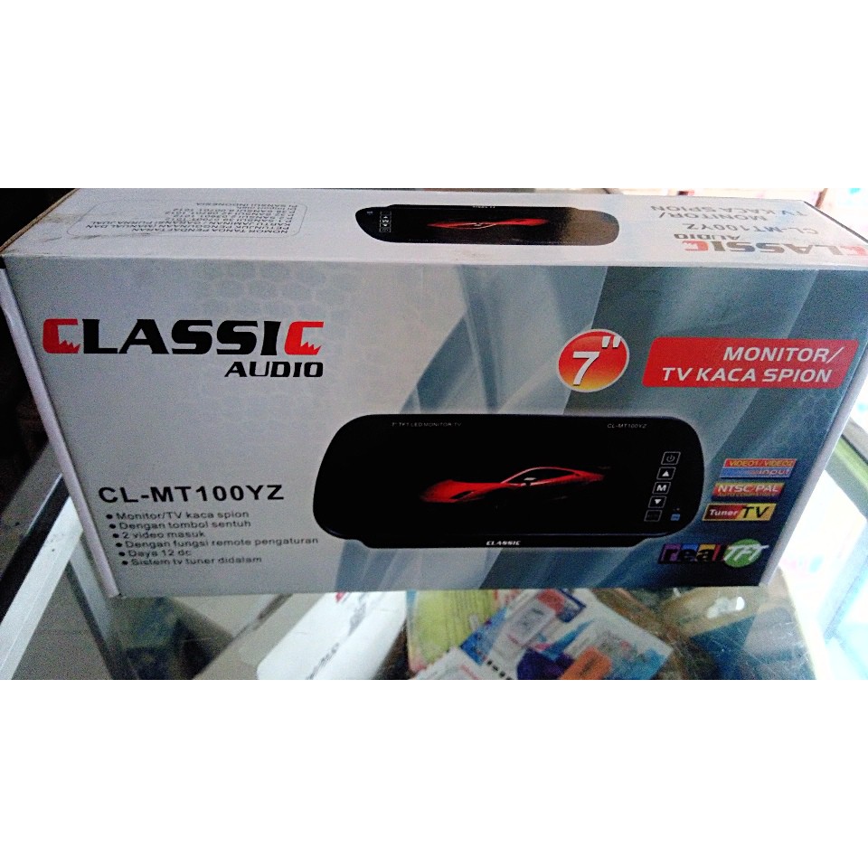 Tv Mobil Model Spion CLASSIC 7Inc 2 video input(dvd&amp;parkir)Murah