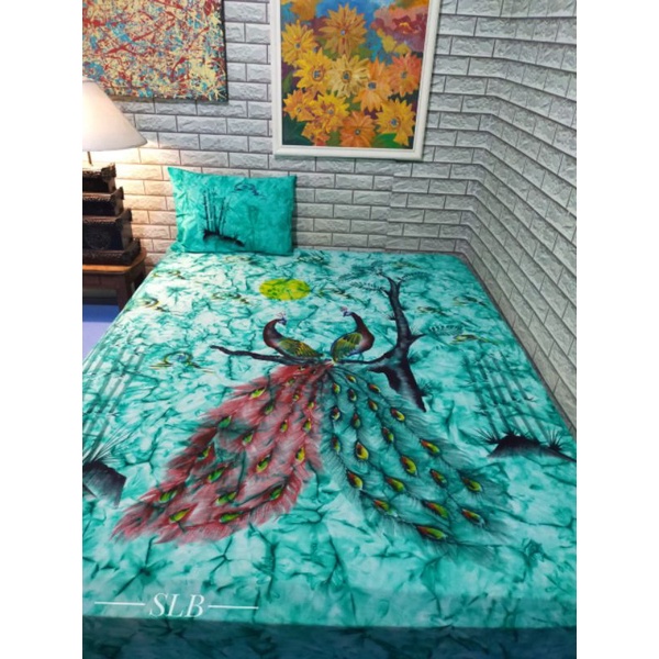 Sprei Lukis Bali UK 200 Custom (Pilih Motif Dan Warna)