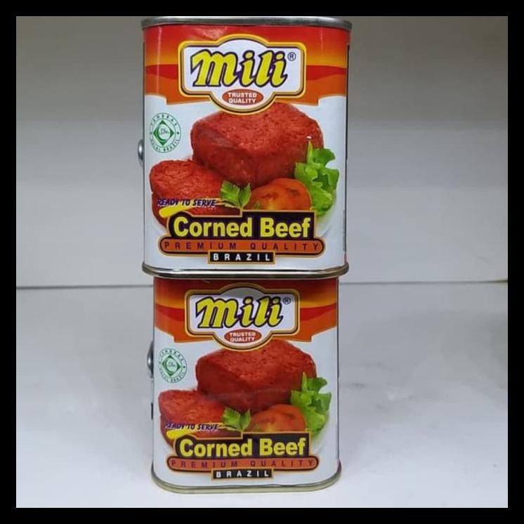 

Special Price Mili Corned Beef Premium Quality Brazil 340 Grm Makanan Instan Kaleng