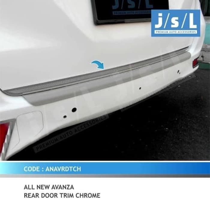List Pintu Belakang All New AVANZA XENIA VELOZ Chrome