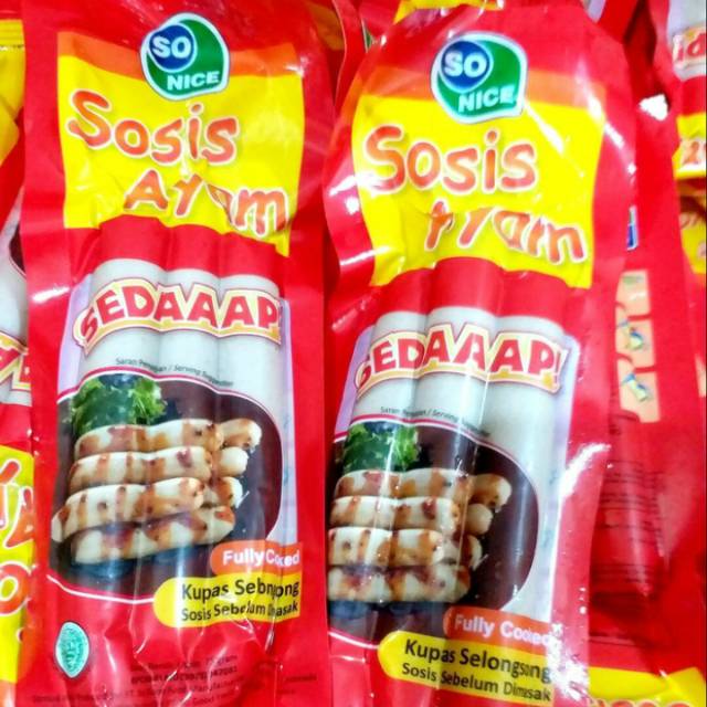 

So nice sedaap sosis 75gr (isi 3)