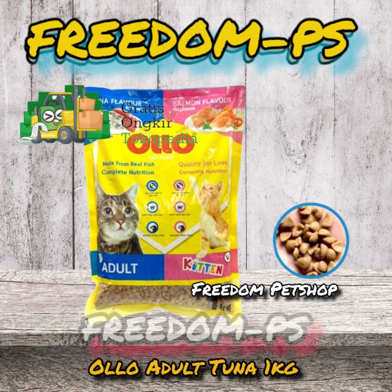 Ollo Makanan Kucing Cat Food Adult dan Kitten 1kg