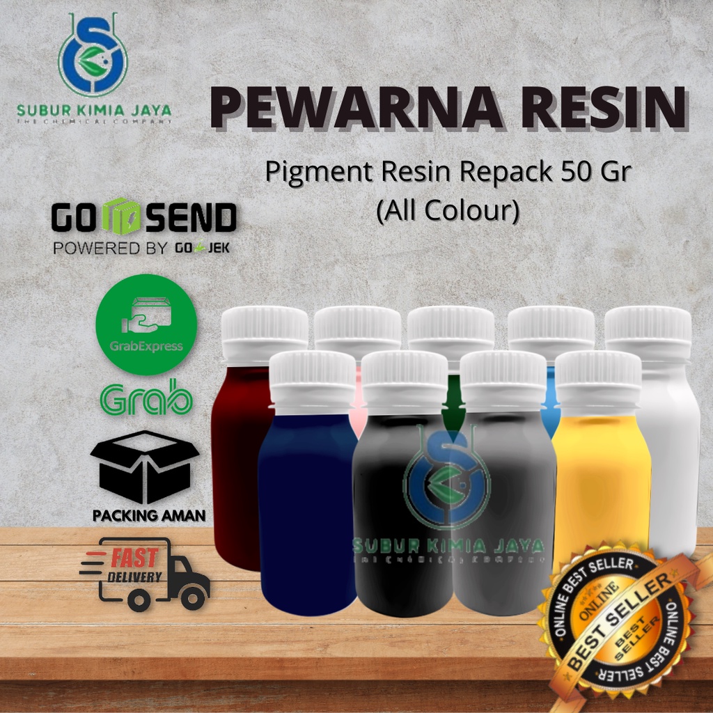 

Pigment Pewarna Resin 50 gr / Pigmen Resin Premium