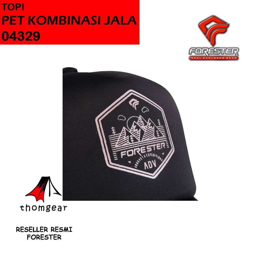 Thomgear Forester Tf 04329 Topi Original Forester Topi Pet Kombinasi Jala