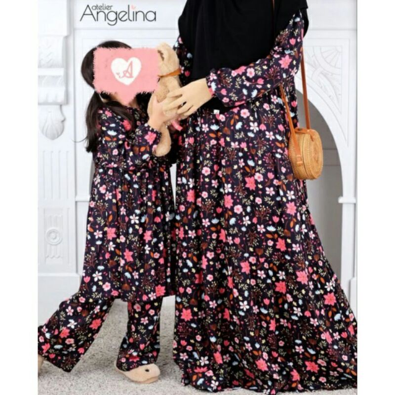 atelier angelina new bella dress genie flow black