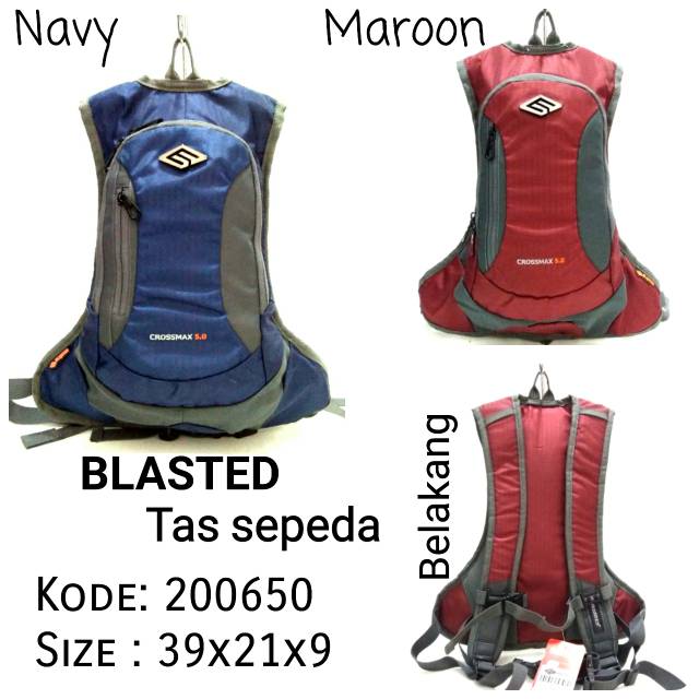 MURAH DAN TERBARU TAS SEPEDA GUNUNG BLASTED 200650 NAVY DAN MARON