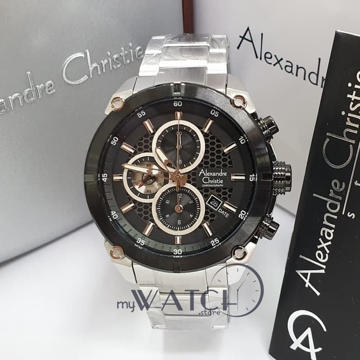 Alexandre Christie Pria Alexandre Christie 6490 MC Silver Black