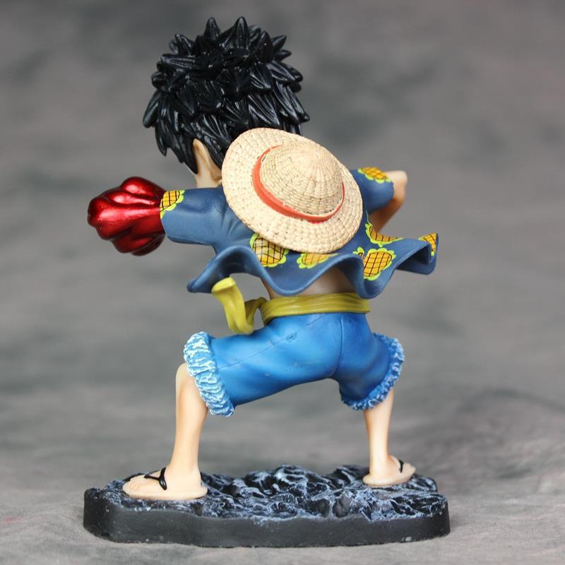 Mainan Action Figure Anime One Piece Luffy Topi Jerami Bahan PVC Ukuran 13cm Untuk Hadiah Anak