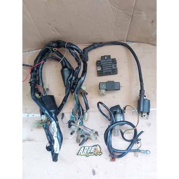 Kabel body Tiger revo tahun muda full set komplit CDI KIPROK KOIL original copotan motor tiger revo 
