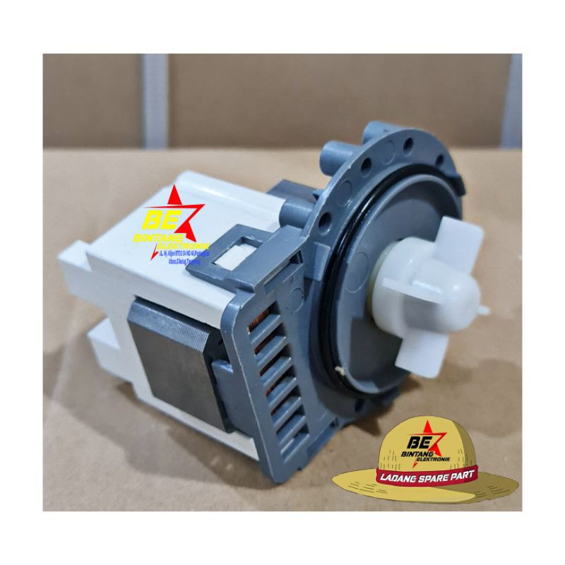 MOTOR DRAIN PUMP MESIN CUCI 1 TABUNG MODEL BAUT DRAINAGE PUMP Front Loading Bulat LG