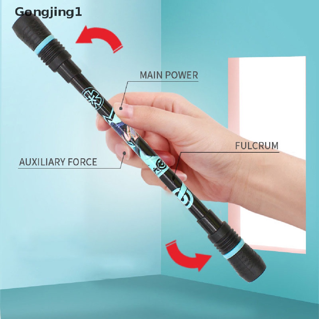 Gongjing1 Pen Gel Gaming Dapat Berputar Dengan Tekanan Nyaman