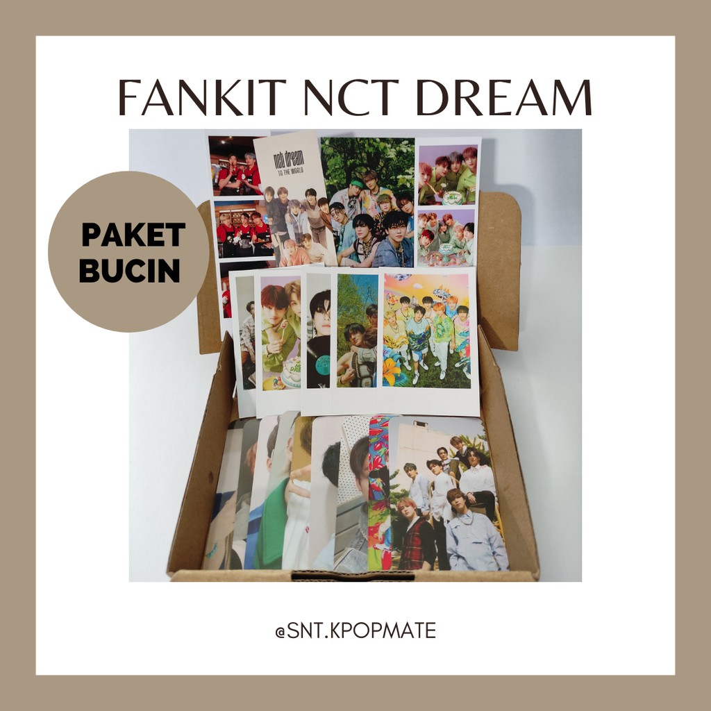 FANKIT NCT DREAM / GIFT BOX NCT DREAM MURAH (PHOTOCARD, POLAROID, DLL)