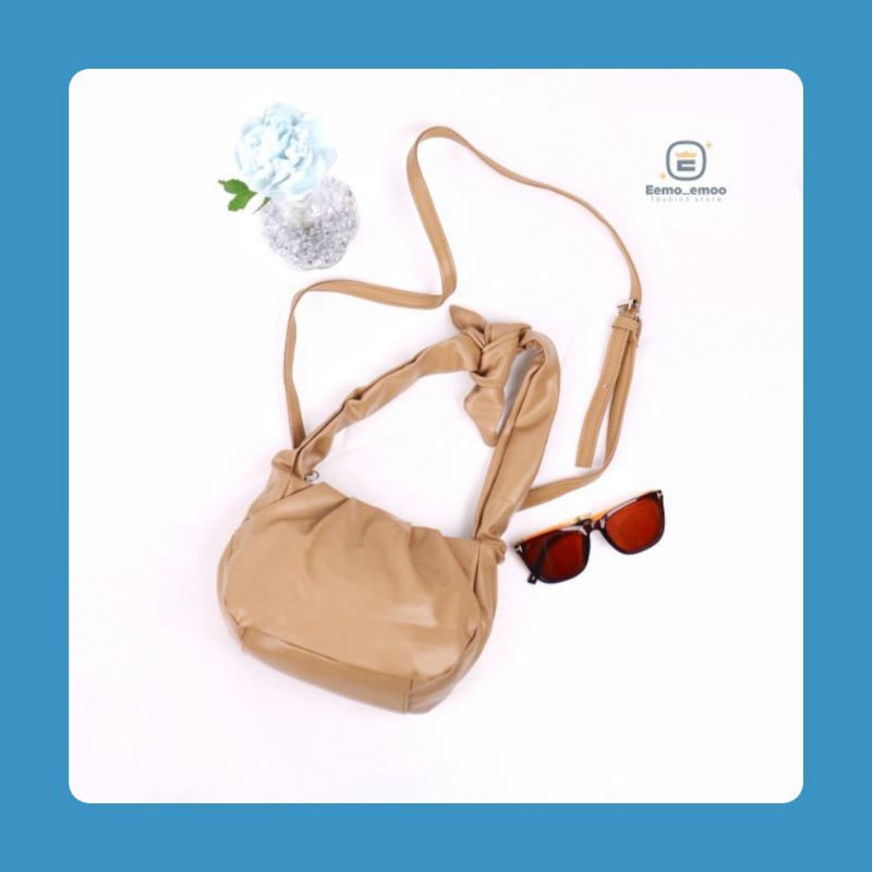 Tas Selempang Wanita Sling Bag Pita Mocca EMOEMO