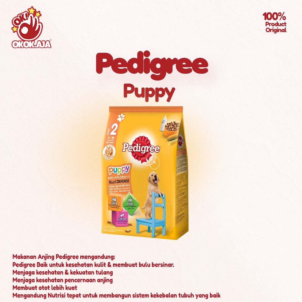 Pedigree Dry Mini Puppy 400gr Makanan Anjing Kering rasa Chicken &amp; Egg