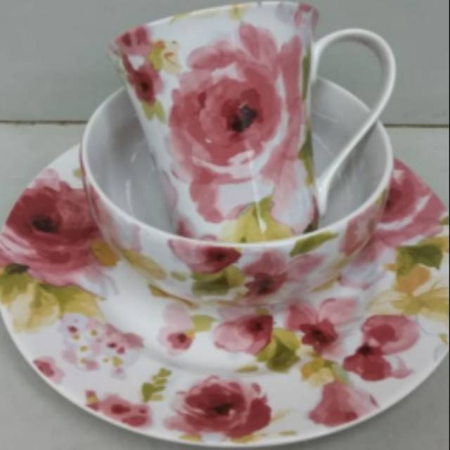 Shabby Pink / PIRING CANTIK / PIRING LUCU / SHABBY