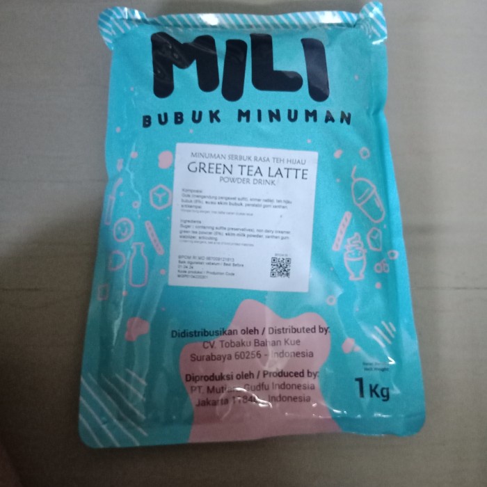 

(BISA COD) Mili green tea bubuk minuman teh hijau serbuk powder drink 1000 gr
