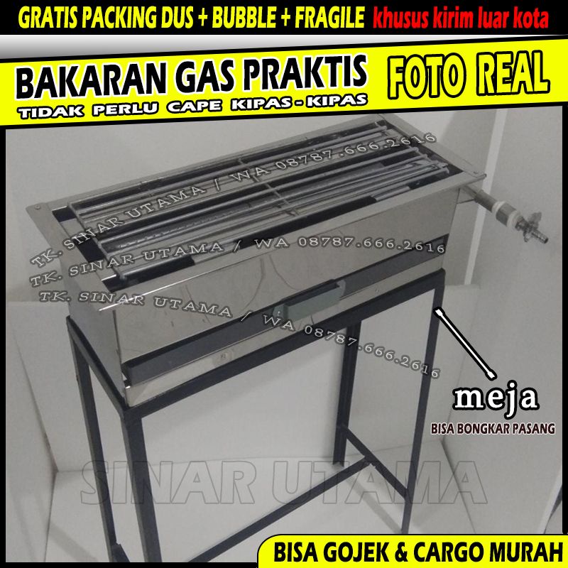 Panggangan Pemanggang Pakai GAS Kompor Panggang Alat Bakaran Sosis Bakar Sate Ayam Ikan Bbq 1