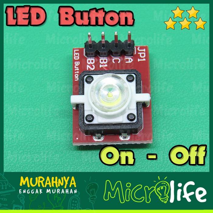 LED PUSH BUTTON 50 mA TOMBOL SWITCH