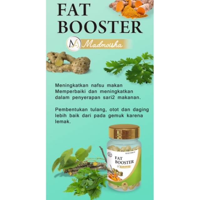 READY FAT BOOSTER MADMOISELLE PENGGEMUK BADAN isi 50 kapsul