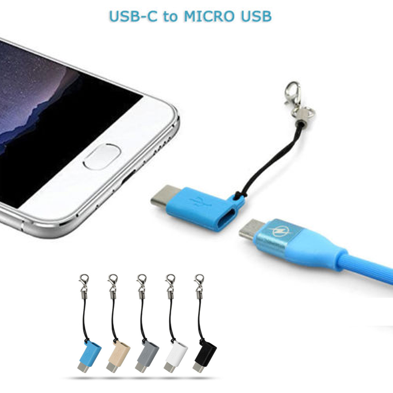 USB C Adapter, High-Speed Type C to USB 3.1 Adapter Converter with Keychain for MacBook and Other Type-C Devices