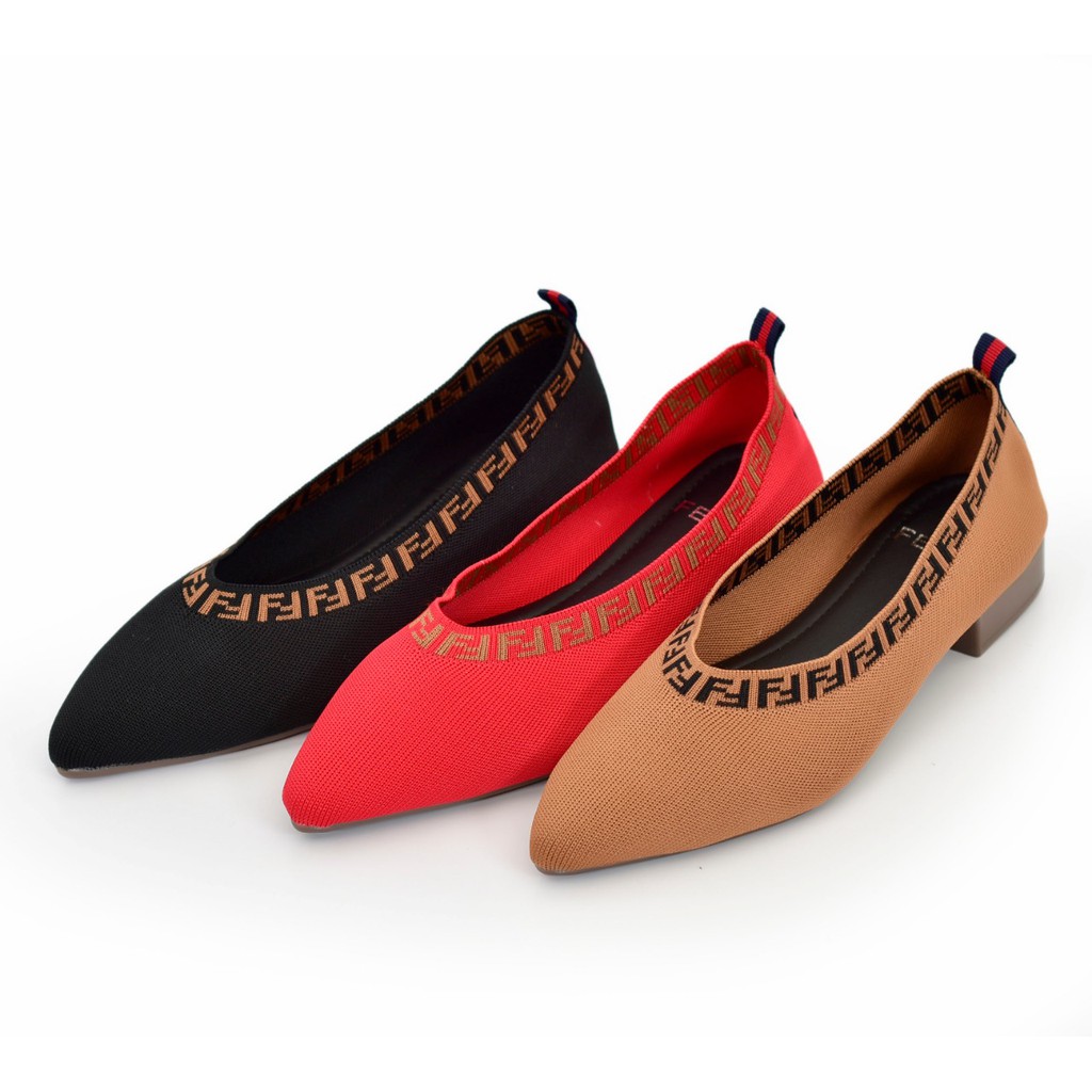 SANDAL FENDI FLAT WANITA #226-15 #A
