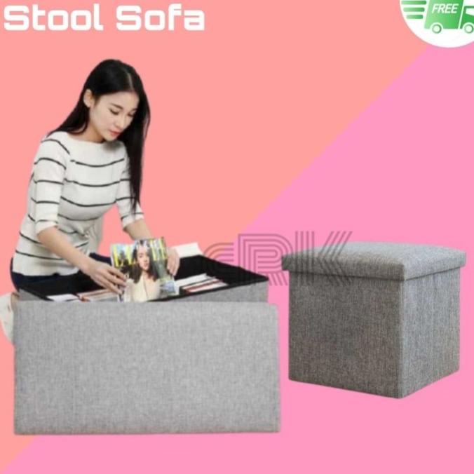 STORAGE BOX STOOL KOTAK PENYIMPANAN SERBAGUNA