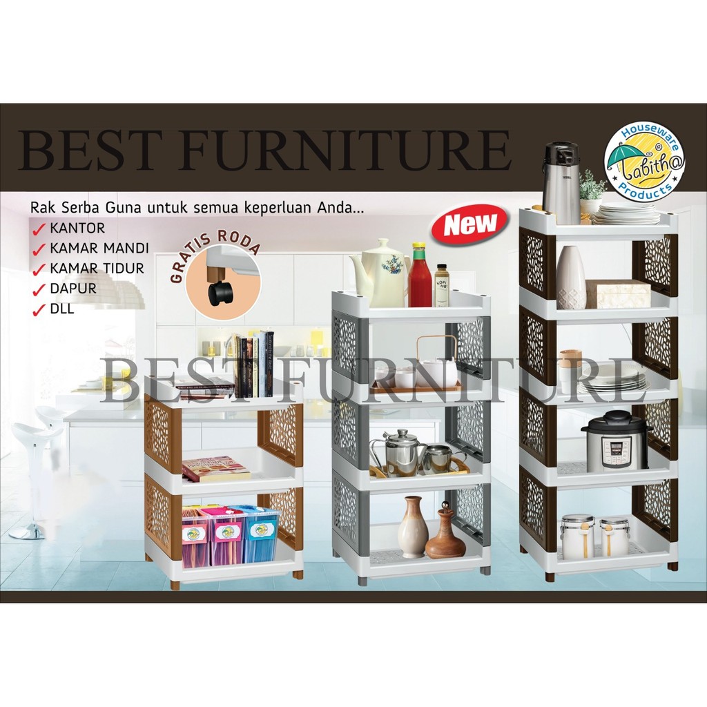 Best Tabitha RSTK Rak  Susun Plastik Anti  Air Rayap Anti  