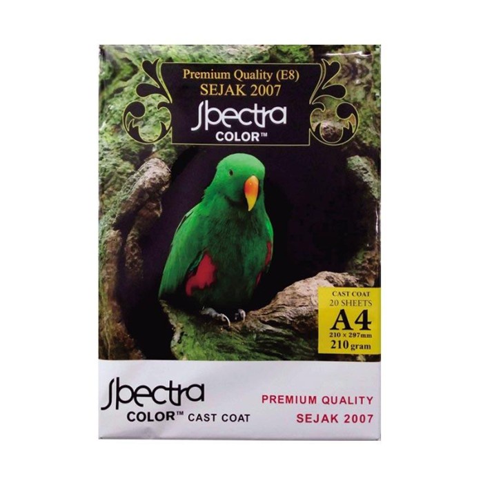 

Senikertas- Pack Kertas Cetak Foto Glossy Photo Paper - Spectra Color A4 210Gr -Kertas-Seni.