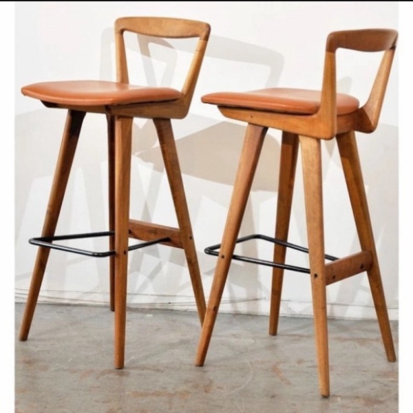 Kursi Bar custom kayu jati pesanan pribadi Diskon