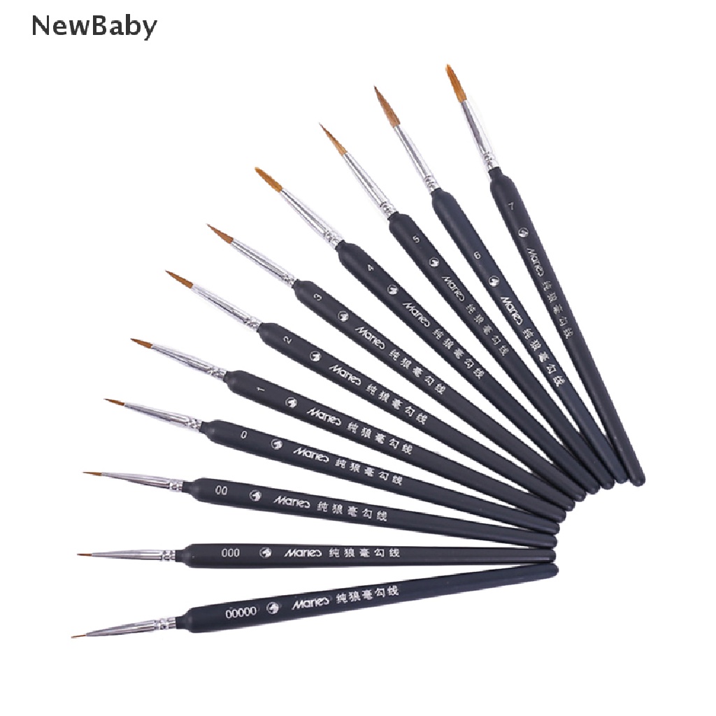 New Kuas Lukis Miniatur Bahan Nilon Untuk Bayi